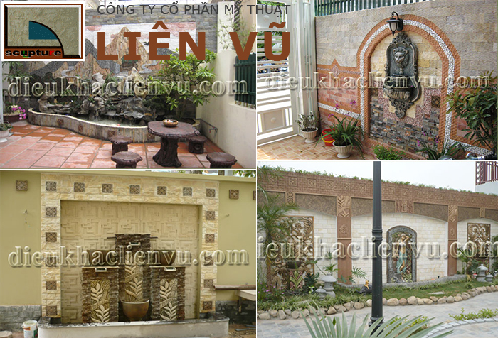 Tranh phù điêu sân vườn trang trí