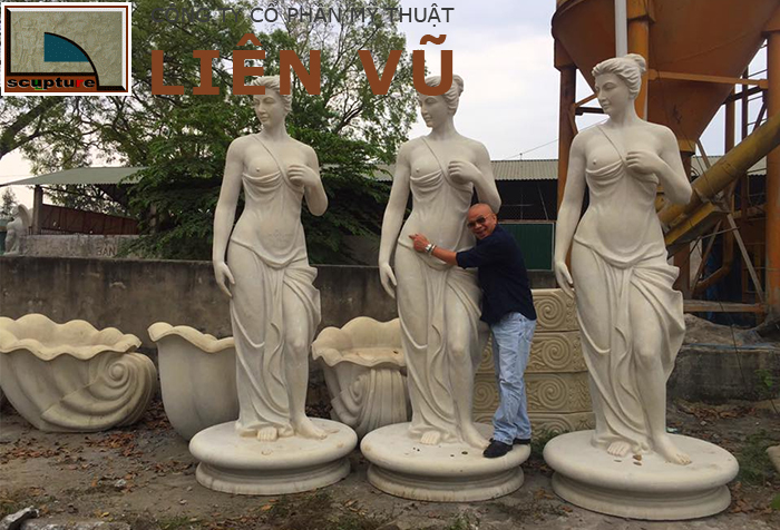 Tượng cô gái đẹp