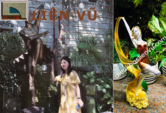 Tượng cô gái khiêu vũ