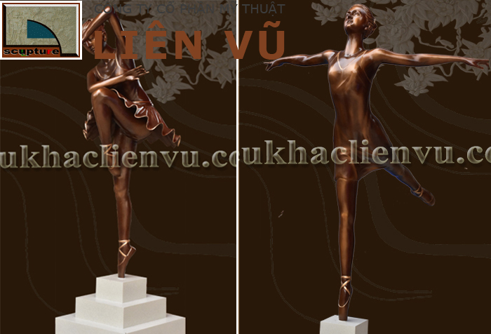 Tượng cô gái múa ballet