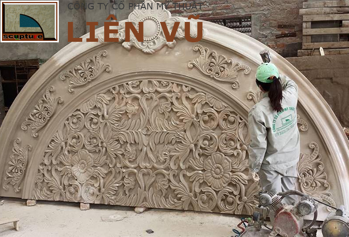 Ứng dụng phù điêu châu Âu trang trí