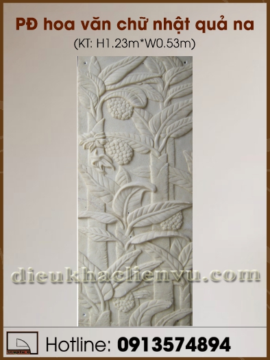 PĐ hoa văn chữ nhật quả na