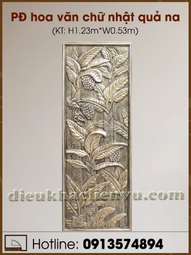 PĐ hoa văn chữ nhật quả na