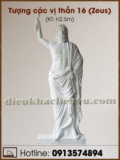 Tượng các vị thần 16 (Zeus)