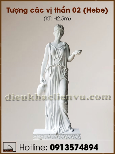 Tượng các vị thần 02 (Hebe)