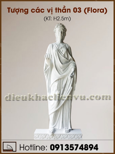 Tượng các vị thần 03 (Flora)