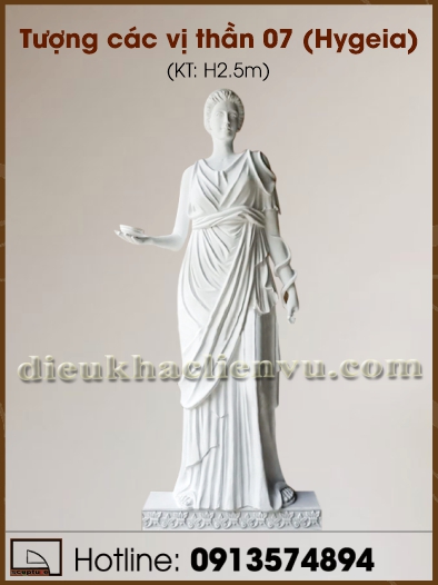Tượng các vị thần 07 (Hygeia)