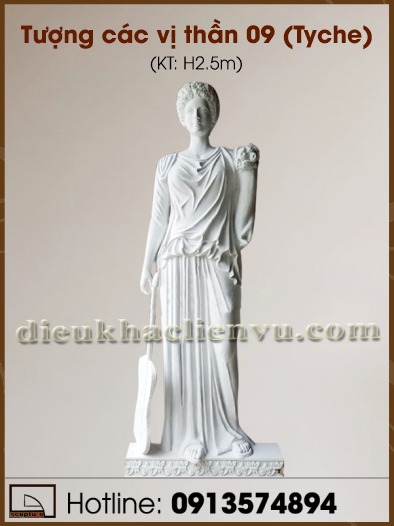 Tượng các vị thần 09 (Tyche)