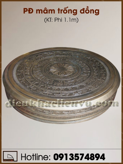 Phù Điêu mâm trống đồng