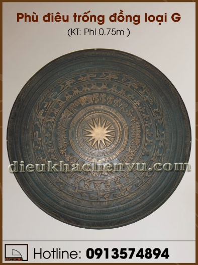Phù điêu trống đồng loại G