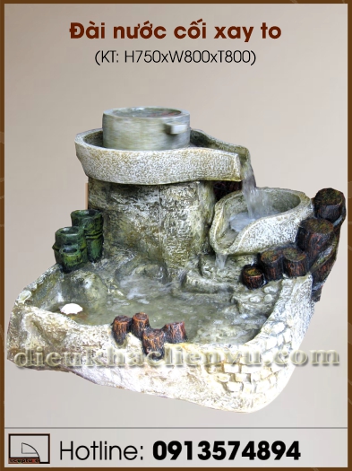 Đài nước cối xay to