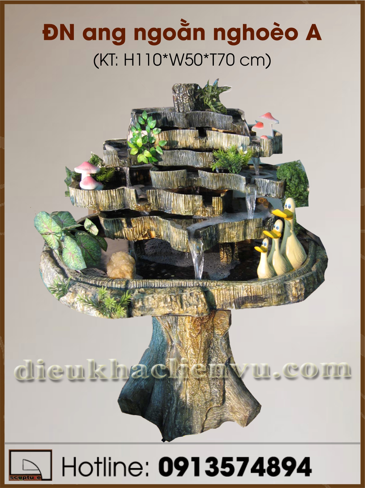 Đài nước ang ngoằn nghoèo A