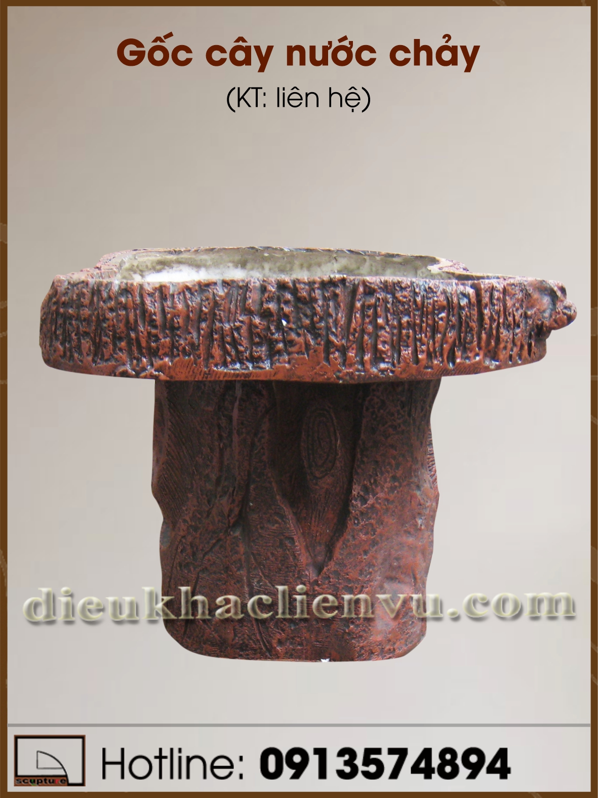 Gốc cây nước chảy