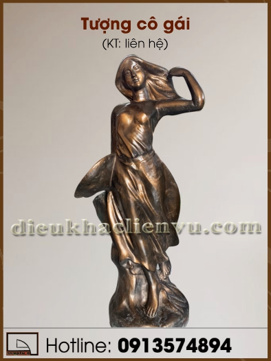 Tượng cô gái