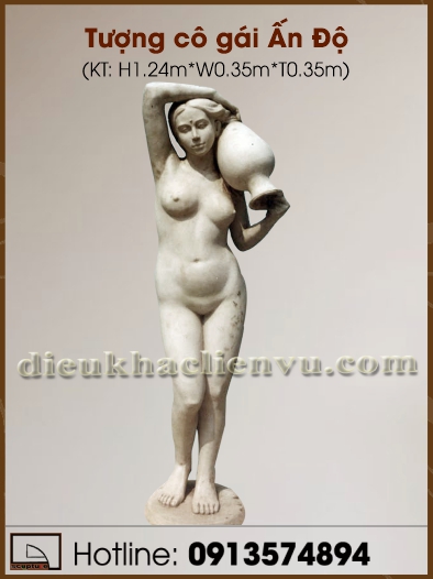 Tượng cô gái Ấn Độ