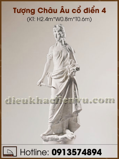Tượng Châu Âu cổ điển 4