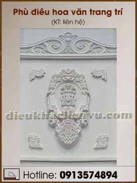 Phù điêu hoa văn trang trí