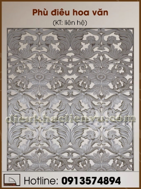 Phù điêu hoa văn