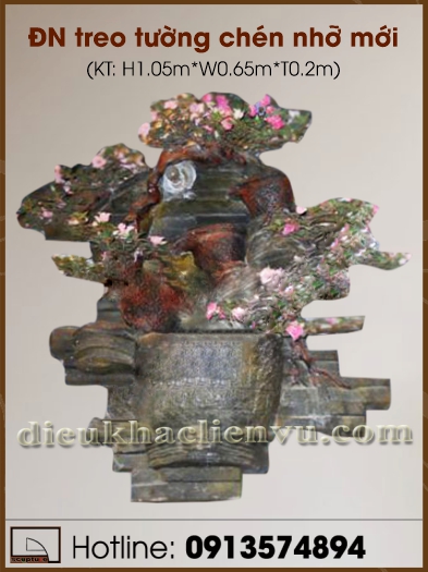 Đài nước treo tường chén nhỡ mới