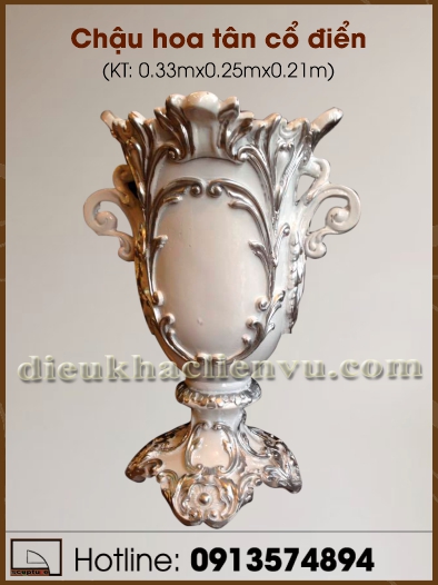Chậu hoa tân cổ điển