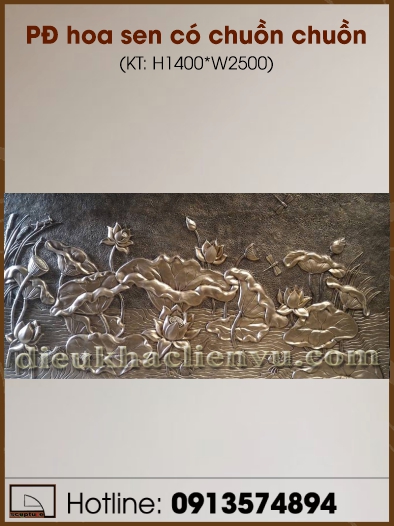PĐ hoa sen có chuồn chuồn