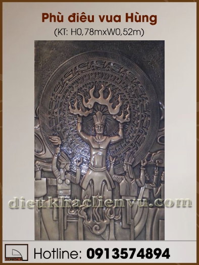 Phù điêu vua Hùng