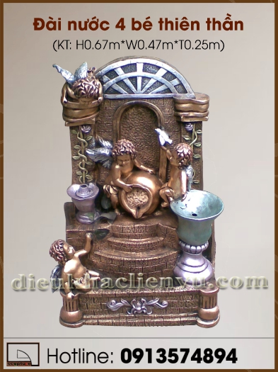 Đài nước 4 bé thiên thần