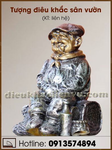 Tượng điêu khắc trang trí sân vườn composite