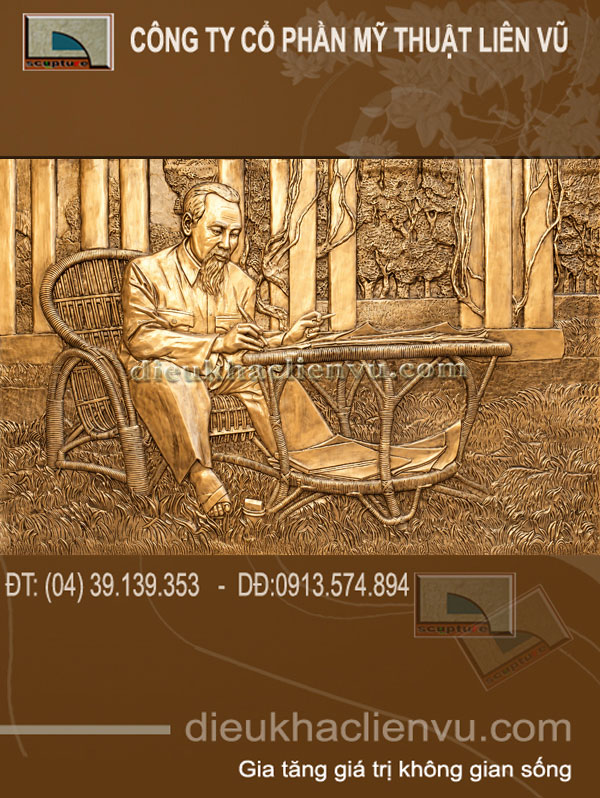 Phù điêu Bác Hồ