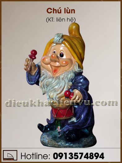 Tượng chú Lùn composite