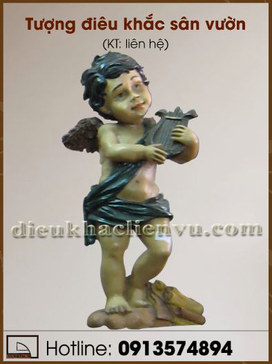 Tượng thiên thần chơi đàn