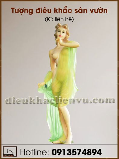 Tượng điêu khắc thiếu nữ