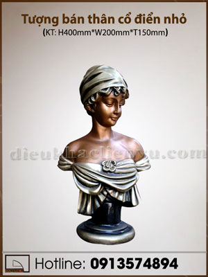 Tượng bán thân cổ điển nhỏ
