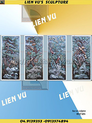 Bộ phù điêu tứ quý