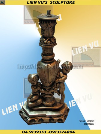 Chân nến 2 bé thiên thần