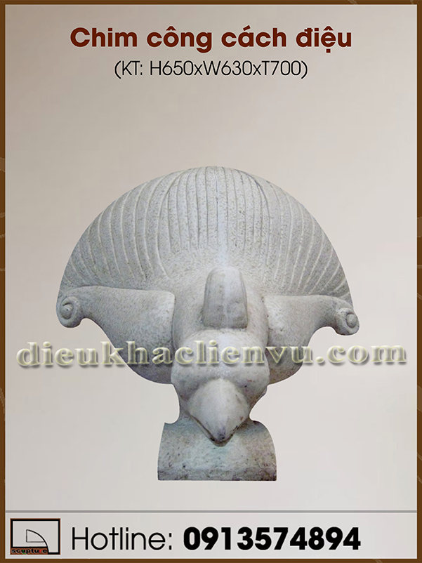 Chim công cách điệu