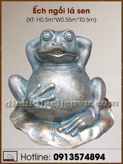 Ếch ngồi lá sen