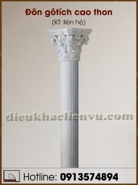 Cột trụ gotic cao thon