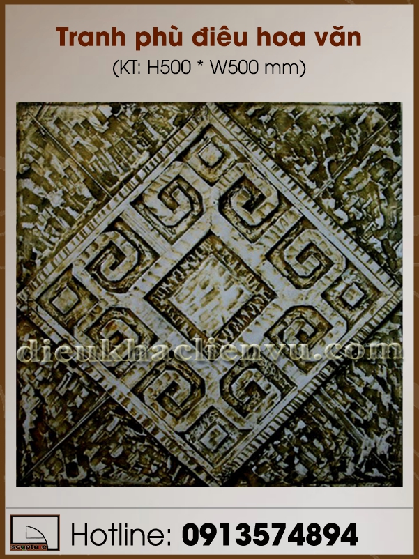 Phù điêu hoa văn trang trí