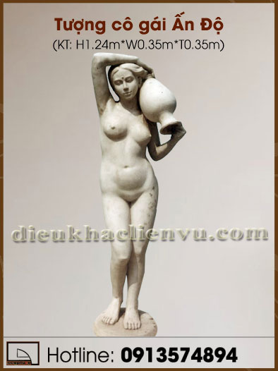 Tượng cô gái Ấn Độ